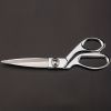 One Pair Of Scissors, Stainless Steel Silvery Scissors For Office, Home And Sewing, 7.8inch