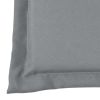 Garden Bench Cushion Gray 39.4"x19.7"x1.2"