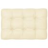 Pallet Sofa Cushion Cream 47.2"x31.5"x3.9"