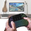 Rii X8 Portable 2.4GHz Mini Wireless Keyboard Controller with Touchpad Mouse Combo,8 Colors RGB Backlit,Rechargeable Li-ion Battery for Google Android