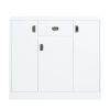 Pagan Server in White High Gloss Finish DN00742