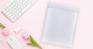 Pack of 25 White Shipping Envelopes 10.5 x 15 Bubble Mailer 10 1/2 x 15 Kraft Paper Bubble Mailers. Peel and Seal Padded Envelopes for Bulk Mailing Sh