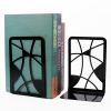 Metal Book Stand Square Rectangular Book Stand Student Study Supplies Reading Rack Hollow Book Stand Retro Book Clip Book Block