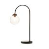 [Only support Drop Shipping Buyer] Venice Arched Metal Table Lamp with Glass Globe Bulb