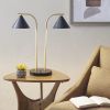 [Only support Drop Shipping Buyer] Bower 2-Light Metal Table Lamp with Chimney Shades