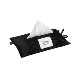 High Beauty Gem Tissue Box Household Living Room (Option: Inky black)