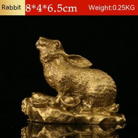 Creative Twelve Zodiac Resin Set Ornaments (Option: Rabbit)