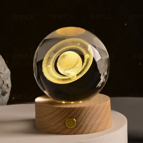 Transparent Glowing Creative Crystal Ball (Option: Style10-No Base)