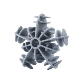 Snowflake Laundry Ball Decontamination Anti-winding (Option: Gray Snowflake Laundry Ball)