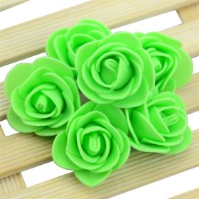 Simulation 35cm Foamflower Diy Bear Accessories (Option: Green-50pcs)