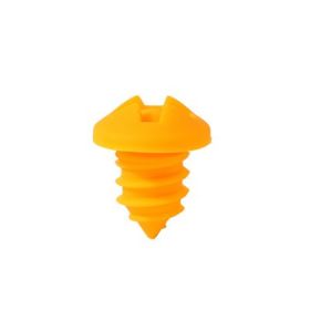 Edible Silicon Bottle Cap Seal (Option: Yellow With Screws)