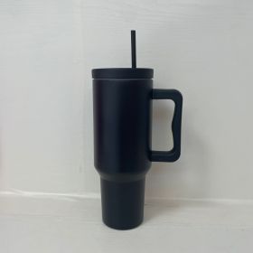 Car Fashion Simple Handle Ice Cream Cup (Option: Four Generations Black-40oz)