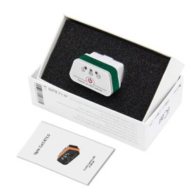 Fashion Bluetooth Car Fault Detector (Option: White And Green)