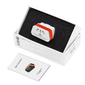 Fashion Bluetooth Car Fault Detector (Option: White Orange)