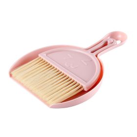 Desktop Set Children's Mini Bundle Dustpan Cleaning Tools (Option: Net Version Pink)