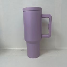 Car Fashion Simple Handle Ice Cream Cup (Option: Four Generations Purple-40oz)