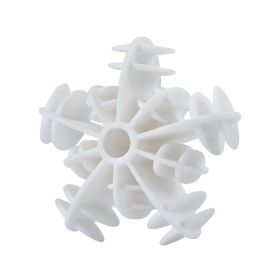 Snowflake Laundry Ball Decontamination Anti-winding (Option: White Snowflake Laundry Ball)