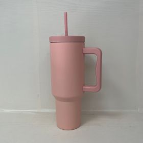 Car Fashion Simple Handle Ice Cream Cup (Option: Four Generations Pink-40oz)