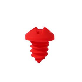 Edible Silicon Bottle Cap Seal (Option: Red With Screws)