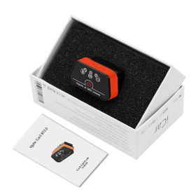 Fashion Bluetooth Car Fault Detector (Option: Black Orange)