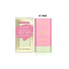 Brightening And Repairing Three-dimensional Highlight Delicate Waterproof Multifunctional Blush Stick (Color: Pink)