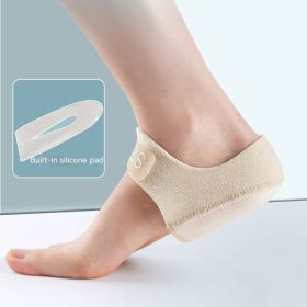 Heel Warm Anti-cracking Protective Cover (Option: Beige Without Words-L Code)