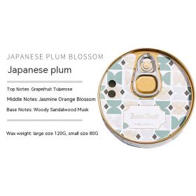 Decorative Ornaments Smokeless Handmade Fragrance Candle (Option: Japanese Plum Blossom 100ml)