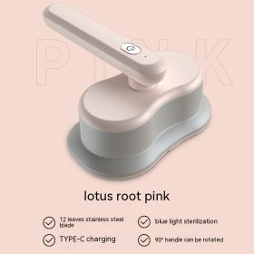 Blue Light Anti-mite Wireless Charging Lady Shaver (Option: Girl Pink)