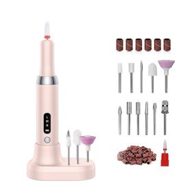 Portable Nail Polishing Machine Dedicated Peeling (Color: Pink)