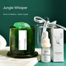 Crystal Stone Reed Diffuser Essential Oil (Option: White Tea Essential Oil-Green Natural Crystal)