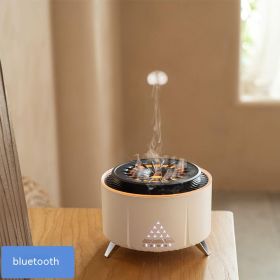 White Noise Flame Aroma Diffuser Desktop (Option: V28 White Noise Type-AU)