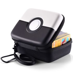 400+ Capacity Hard-Shell Carrying Case - Perfect Gift for Boys Who Love PTCG Trading Cards! (Color: Black)