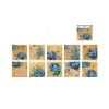 50pcs/Pack Vintage Flower Material Paper - Perfect for DIY Decor, Collage Cards, Junk Journals & More!