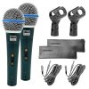 5 Core Microphone Pro Microfono Dynamic Mic XLR Audio Cardiod Vocal Karaoke ND 58 BLU