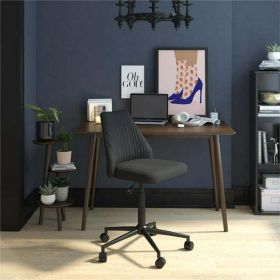 Morgan Office Chair with Casters (Color: Gray Linen)