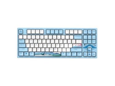 Dareu A87 Spring Swallow Theme 87 Keys Compact Layout Mechanical Gaming Keyboard;  Cherry MX Switch;  PBT Keycaps (Switch: Blue)