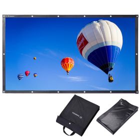 84 16:9 Projection Screen Curtain (Color: color)