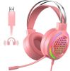 US Gaming Headset 7.1 Channel Headphones RGB for PC Laptop PS4 Computer Music