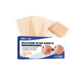 Self-adhesive Silicone Scar Patch Repair Scar Smooth Skin (Option: 4pcs 4x7.5cm)