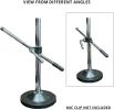 Desktop Microphone Stand Table Desk Mic Holder Stands Clip Mount Clamp Round Base Podcast Recording 5Core MS RBS CH IN