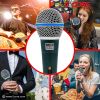 5 Core Microphone Pro Microfono Dynamic Mic XLR Audio Cardiod Vocal Karaoke ND 58 BLU