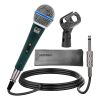 5 Core Microphone Pro Microfono Dynamic Mic XLR Audio Cardiod Vocal Karaoke ND 58 BLU