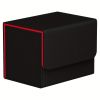 Premium PU Leather Card Deck Box - Perfect for Storing up to 100 Double Sleeved MTG, PTCG & TCG Cards!