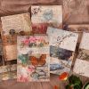 100 Pieces/set, DIY Material, Vintage Scrapbook, Message Paper, Journal Book Material, 3.9 Inch * 5.5 Inch