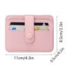 Slim & Stylish Women's Credit Card Holder - Multi Card Slots & Flap Snap Closure