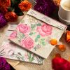 50pcs/Pack Vintage Flower Material Paper - Perfect for DIY Decor, Collage Cards, Junk Journals & More!