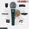 5 Core Microphone Pro Microfono Dynamic Mic XLR Audio Cardiod Vocal Karaoke ND 58 BLU