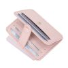 Slim & Stylish Women's Credit Card Holder - Multi Card Slots & Flap Snap Closure