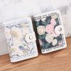 Vintage Flower Pattern Card Case, Portable Credit Card Holder, Women's Clutch Purse