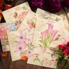 50pcs/Pack Vintage Flower Material Paper - Perfect for DIY Decor, Collage Cards, Junk Journals & More!